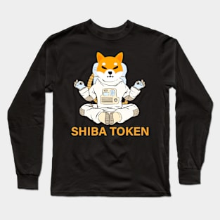 Shiba inu token coin Crypto coin Crytopcurrency Long Sleeve T-Shirt